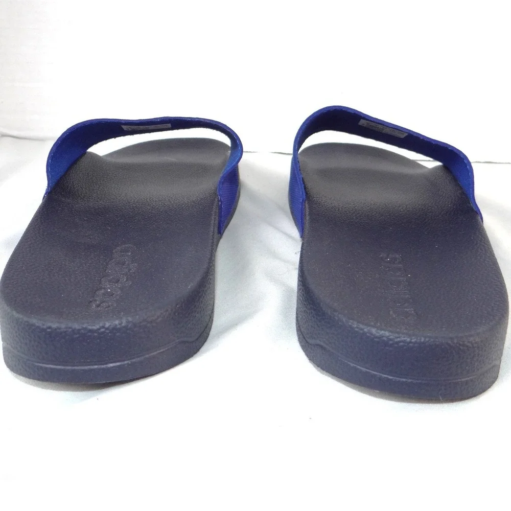 Adidas Adilette Shower Slides Blue Navy Kids Sandals Size 5‎